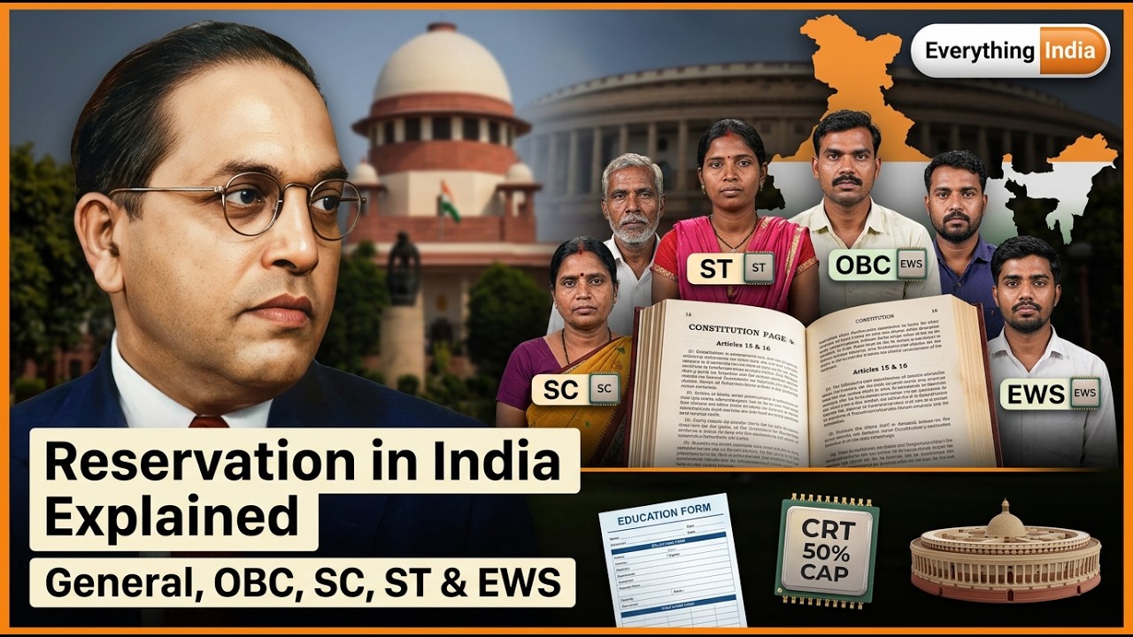 Reservation in India: The Constitutional Truth Behind SC/ST/OBC/EWS Quotas