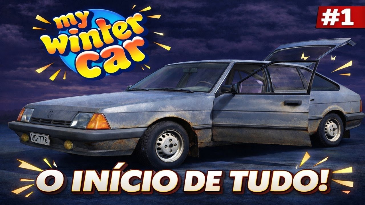 🔴 AO VIVO – PRIMEIRA VEZ NO MY WINTER CAR 😱 | O INÍCIO DE TUDO! EP1 #mywintercar