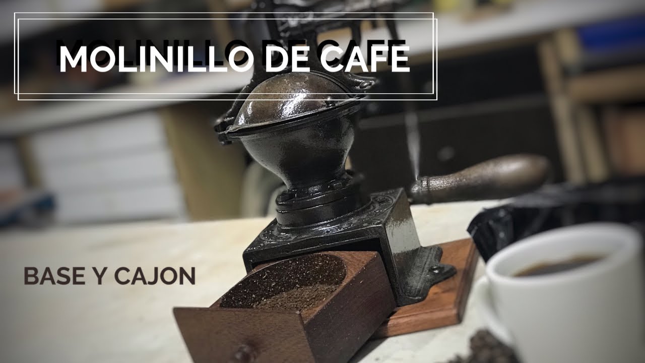 Restauración, MOLINILLO de café - BASE Y DEPOSITO en madera...!!