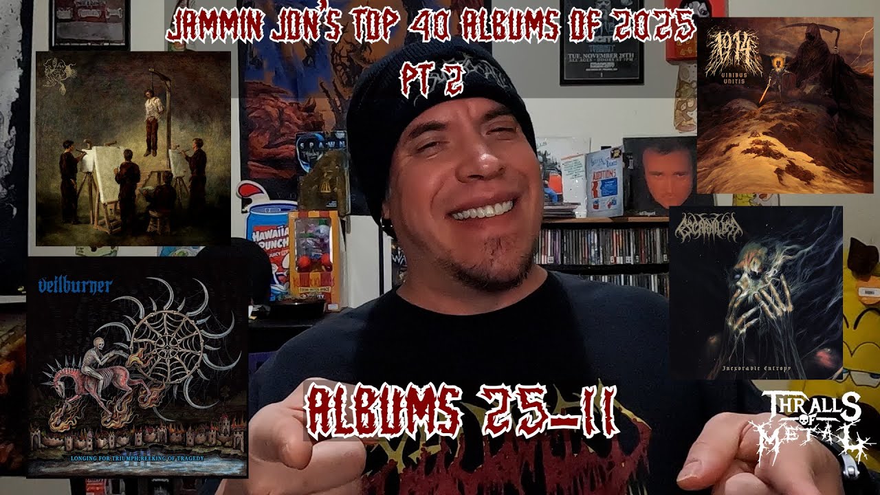 Топ-40 альбомов 2025 года по версии Jammin Jon &mdash; Часть 2!