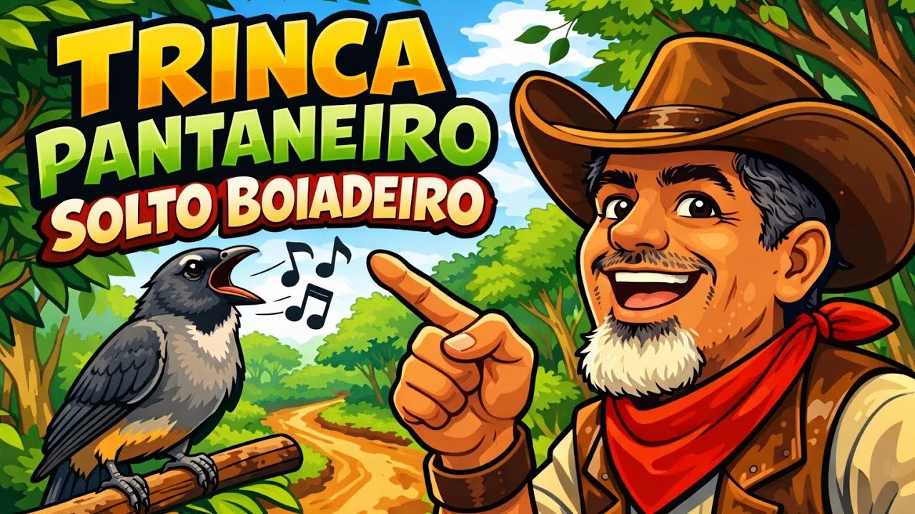 Trinca Pantaneiro com vários tipos de cantos 