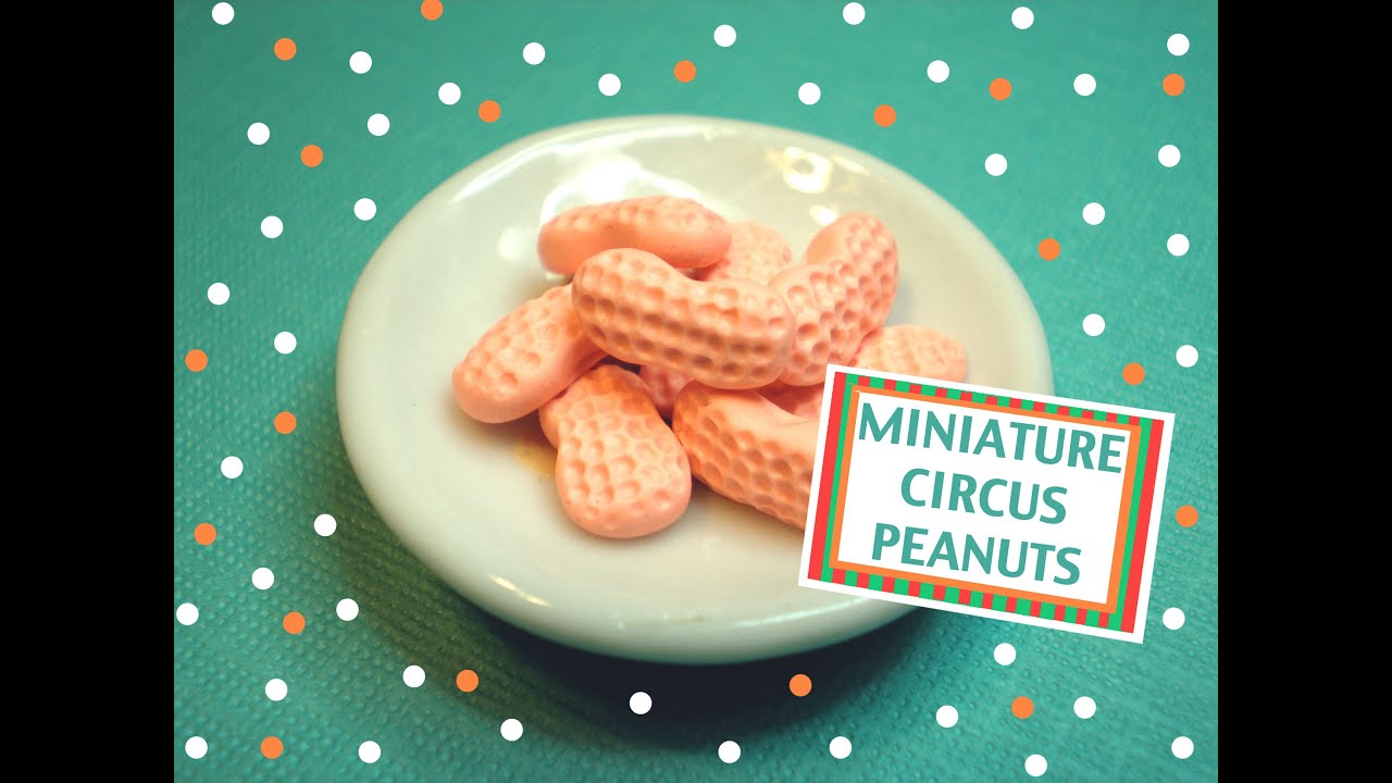 How To Sculpt Miniature Circus Peanuts - Polymer Clay Tutorial