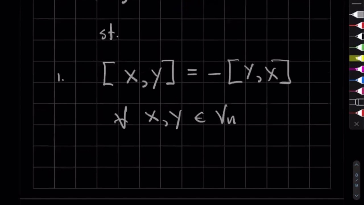 Group Theory L21V3:  Review of Lie Brackets