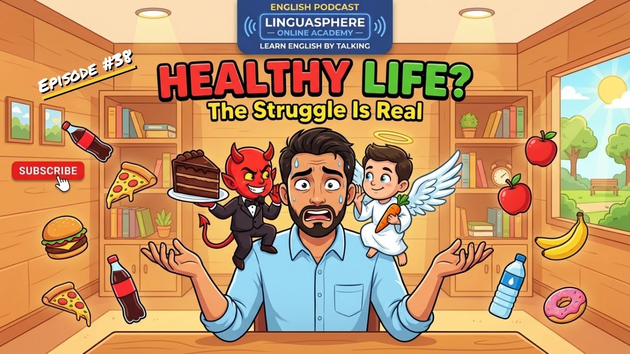 English Listening & Speaking Practice | Natural Dialogue About Healthy Lifestyle