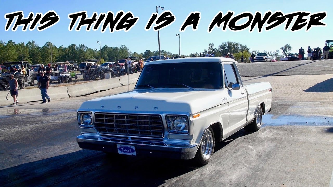 THIS HUSTLE HARD PERFORMANCE BUILT SMALL BLOCK FORD NITROUS FORD F100 MEANT BUSINESS AT TRUCK WARS 4