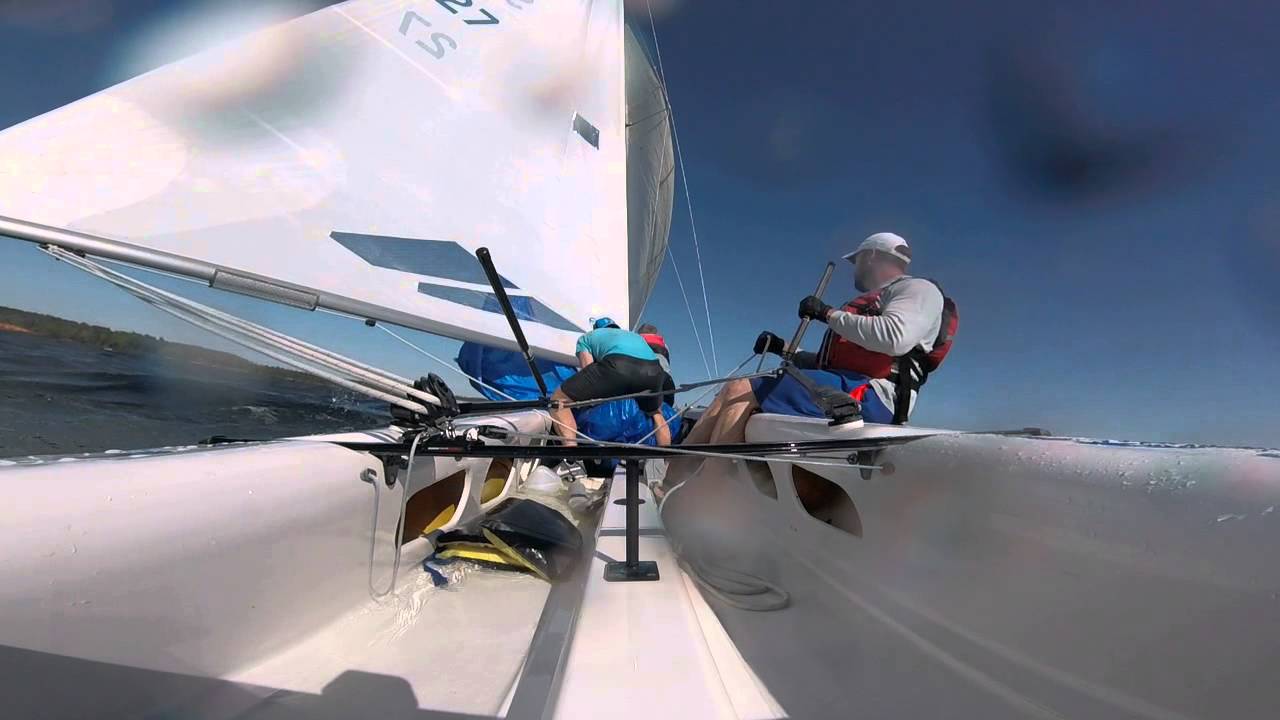 E-scow fast ride