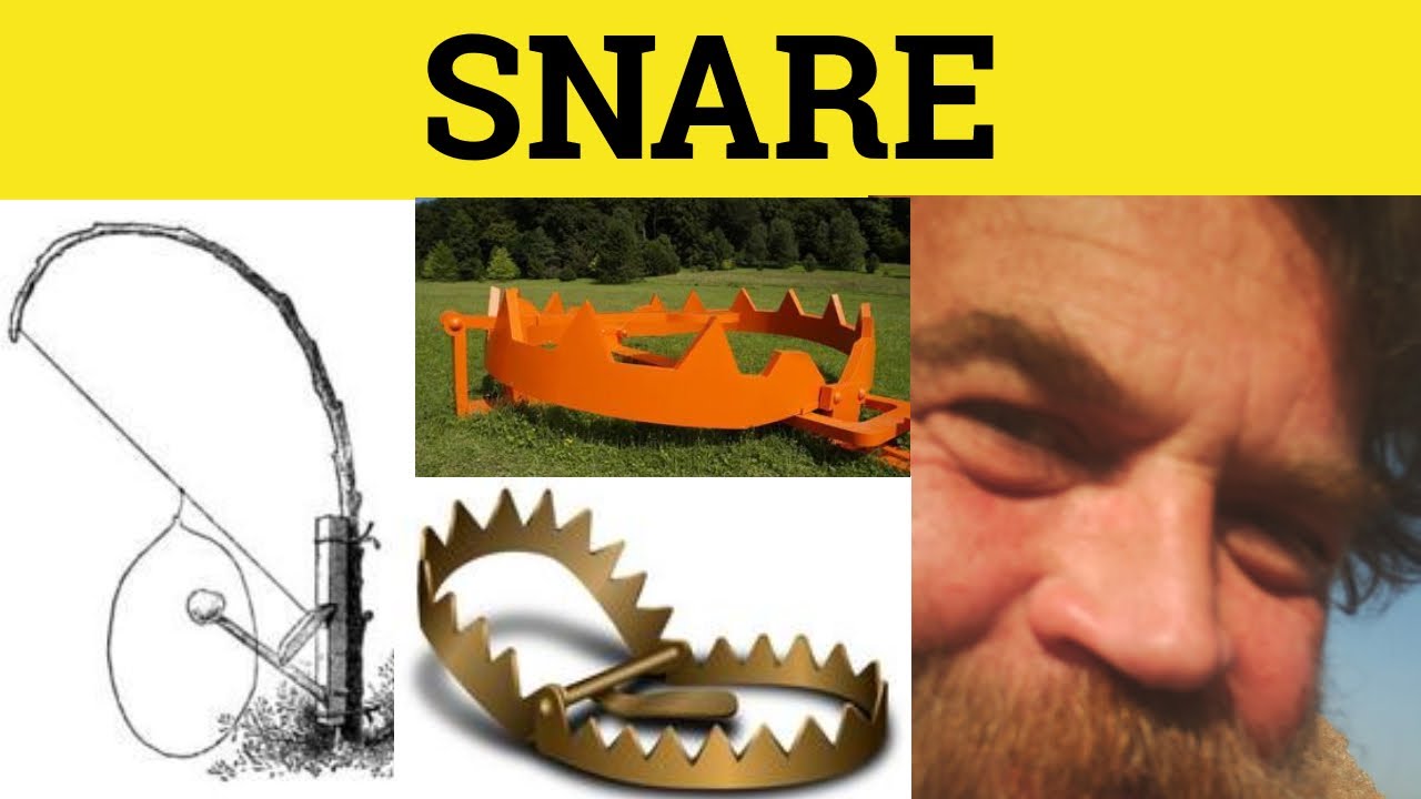 🔵 Snare Ensnare - Snare Meaning - Ensnare Definition - Snare Examples - Ensnare Explained - Snare