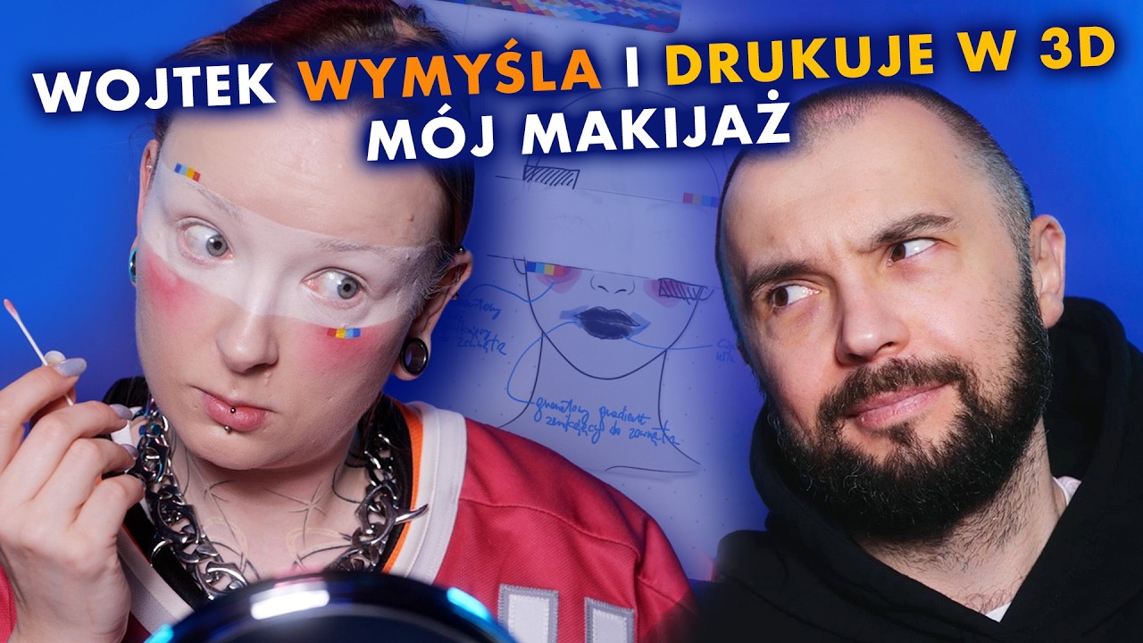 Wojtek wymyśla mi makijaż z klockami 3D 😲