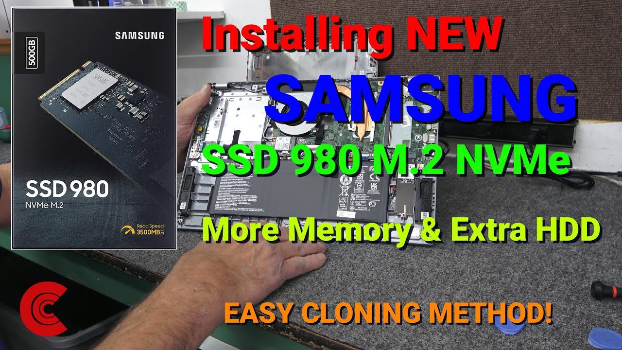 Install SAMSUNG SSD 980, CLONE, ADD EXTRA HDD & MEMORY ACER ASPIRE 5 A515-56-363A