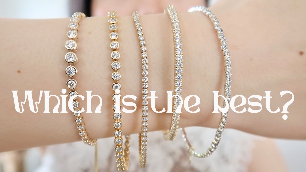 Where to find the best tennis bracelets? ft. @Angarajewelry @linjer Ana Luisa, Fedoma, Oby