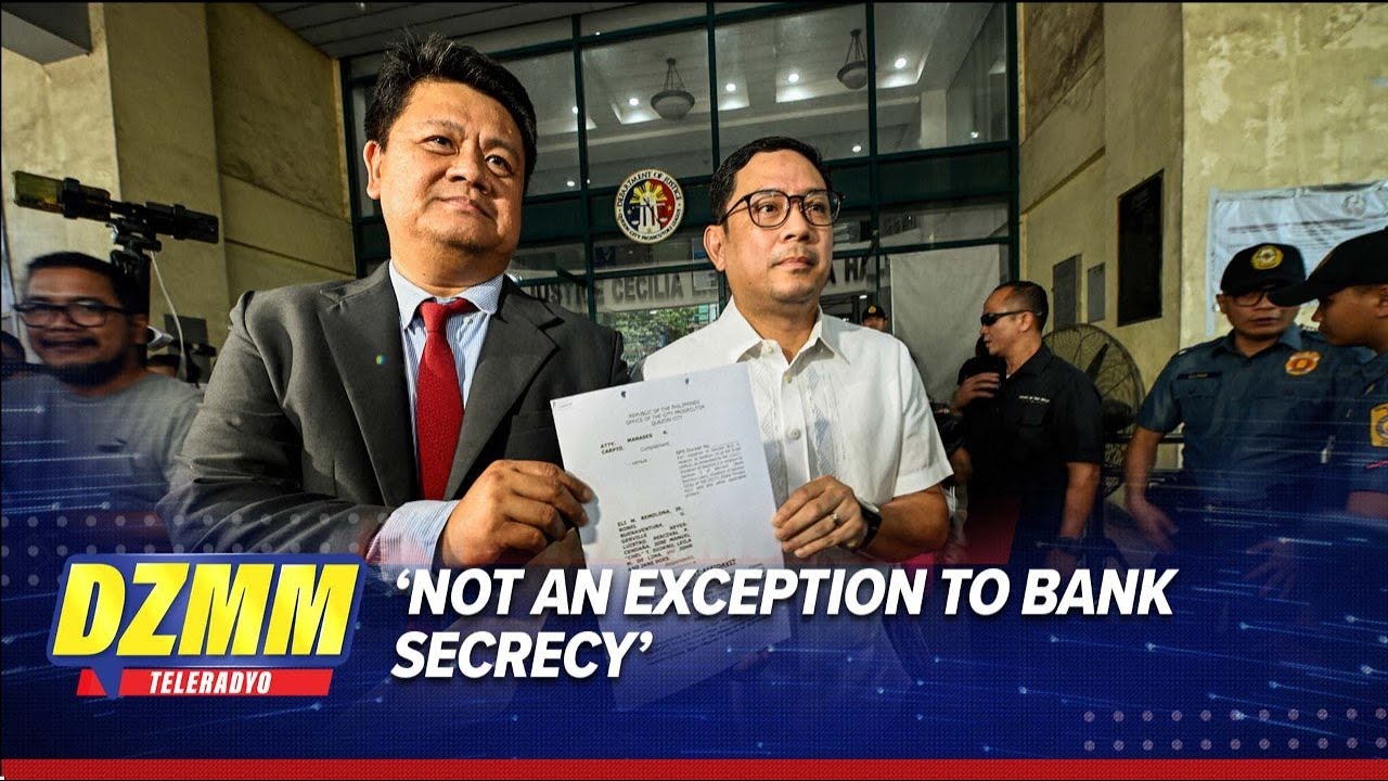 Mans Carpio's spox argues House impeach hearings not exempt from bank secrecy prohibition