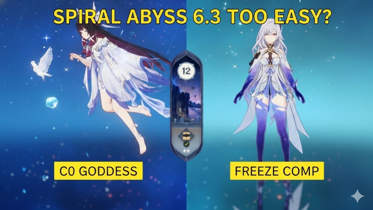 New Spiral Abyss 6.3 | C0 Skirk - C0 Columbina & C0 Ineffa | Genshin Impact new meta