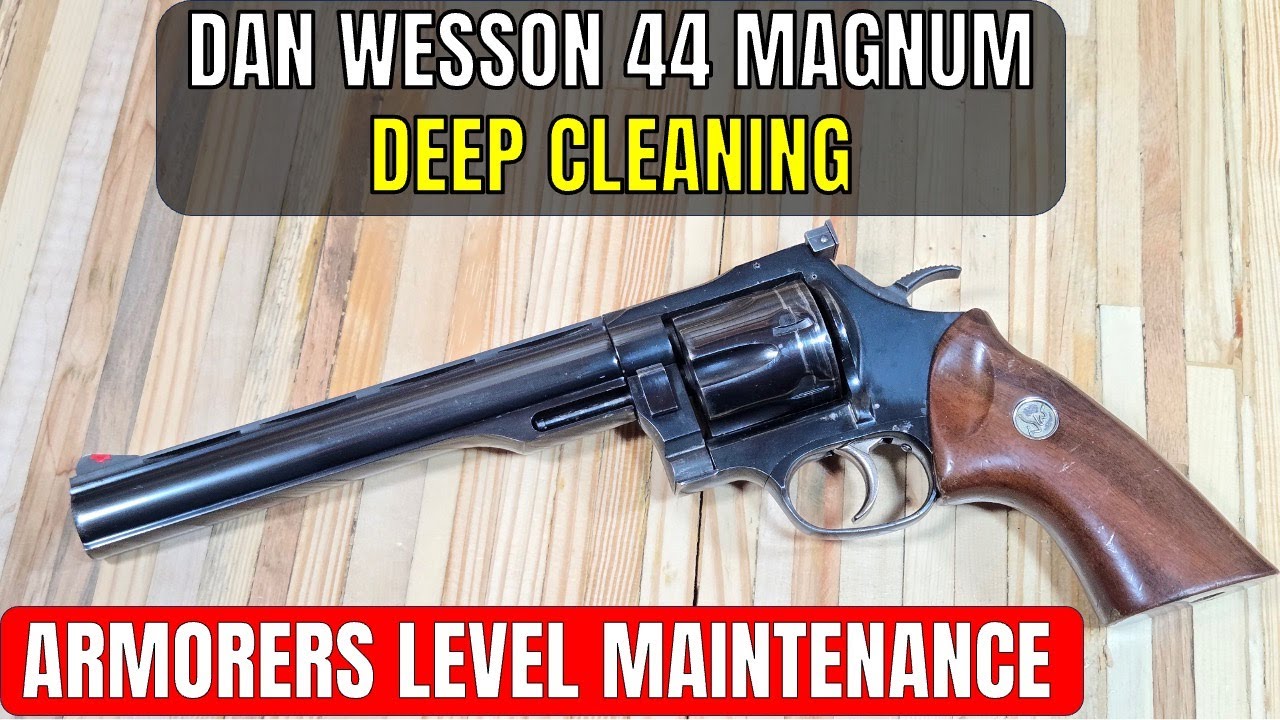 Глубокая чистка пистолета Dan Wesson 44 — как разобрать, почистить и собрать пистолет Dan Wesson ...