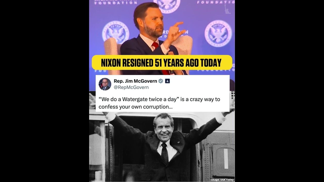 Today is the 51st anniversary of President Nixon&rsquo;s resignation.