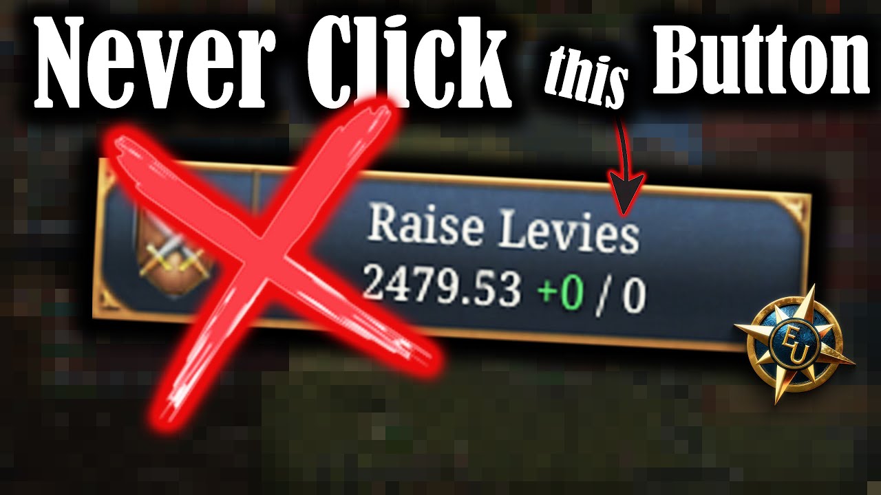 Please... Stop using Levies entirely! #eu5
