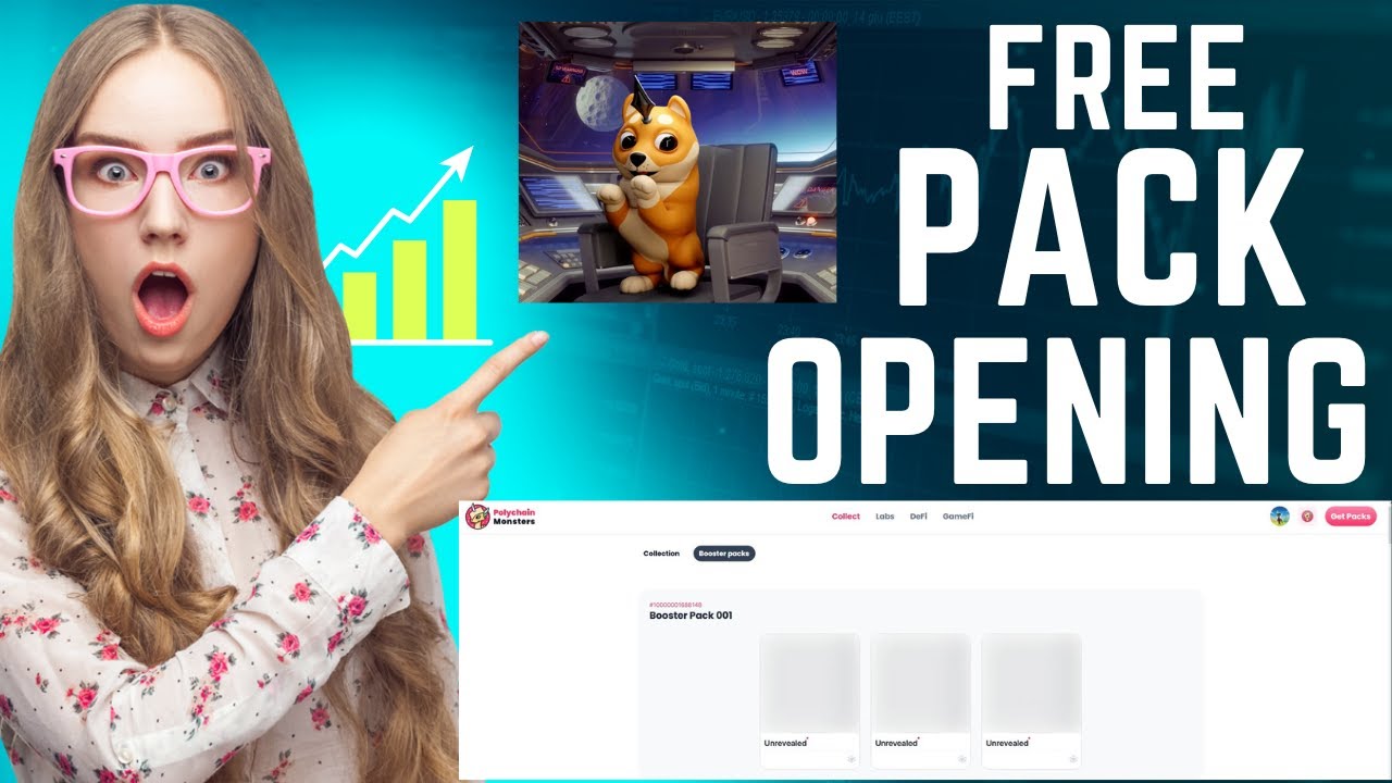 OPENING MY FREE POLYCHAIN MONSTER NFT PACKS. GAME OF THE YEAR!!
