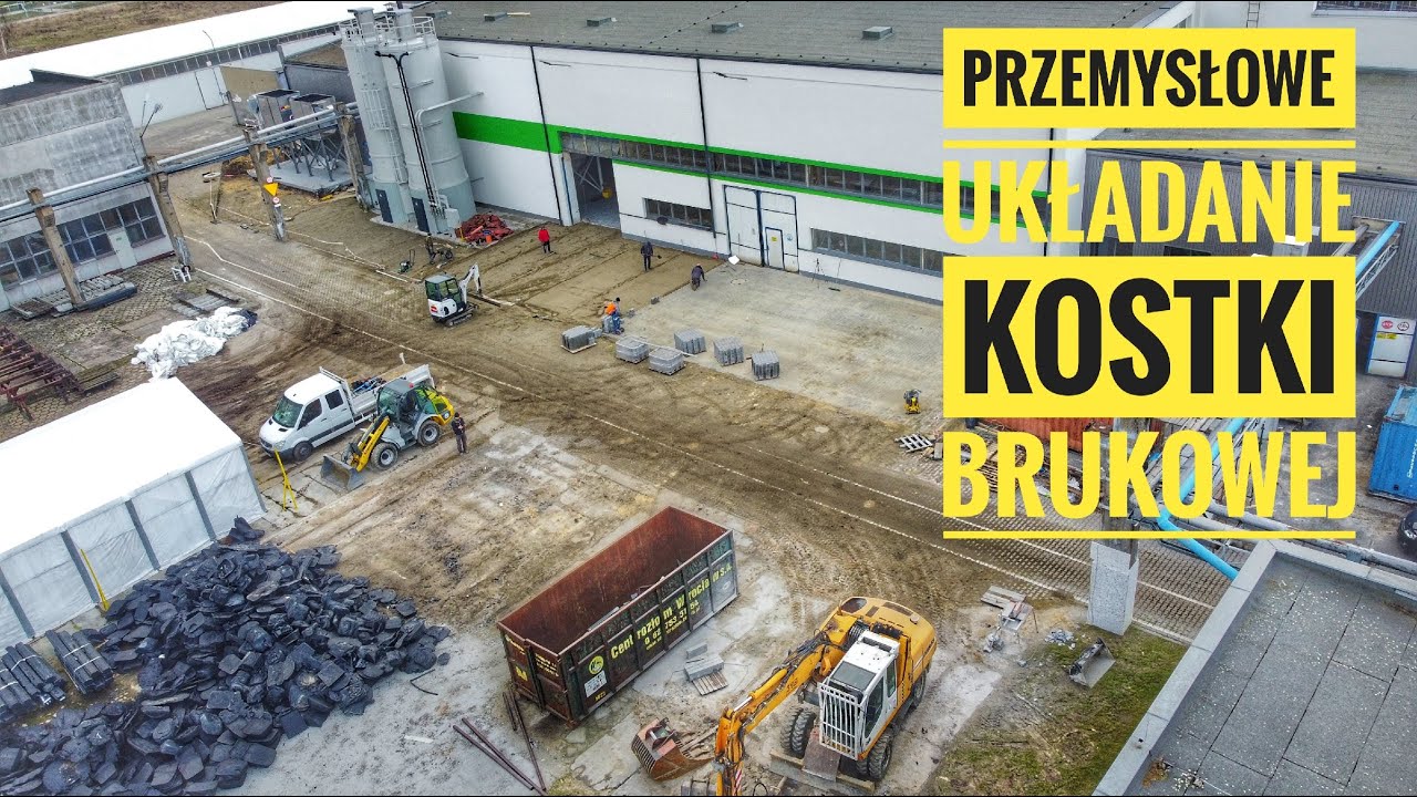 Układarka do kostki + Avant 630 - Bobcat + łata brukarska - podbudowa betonowa - #Brukarz #Paving