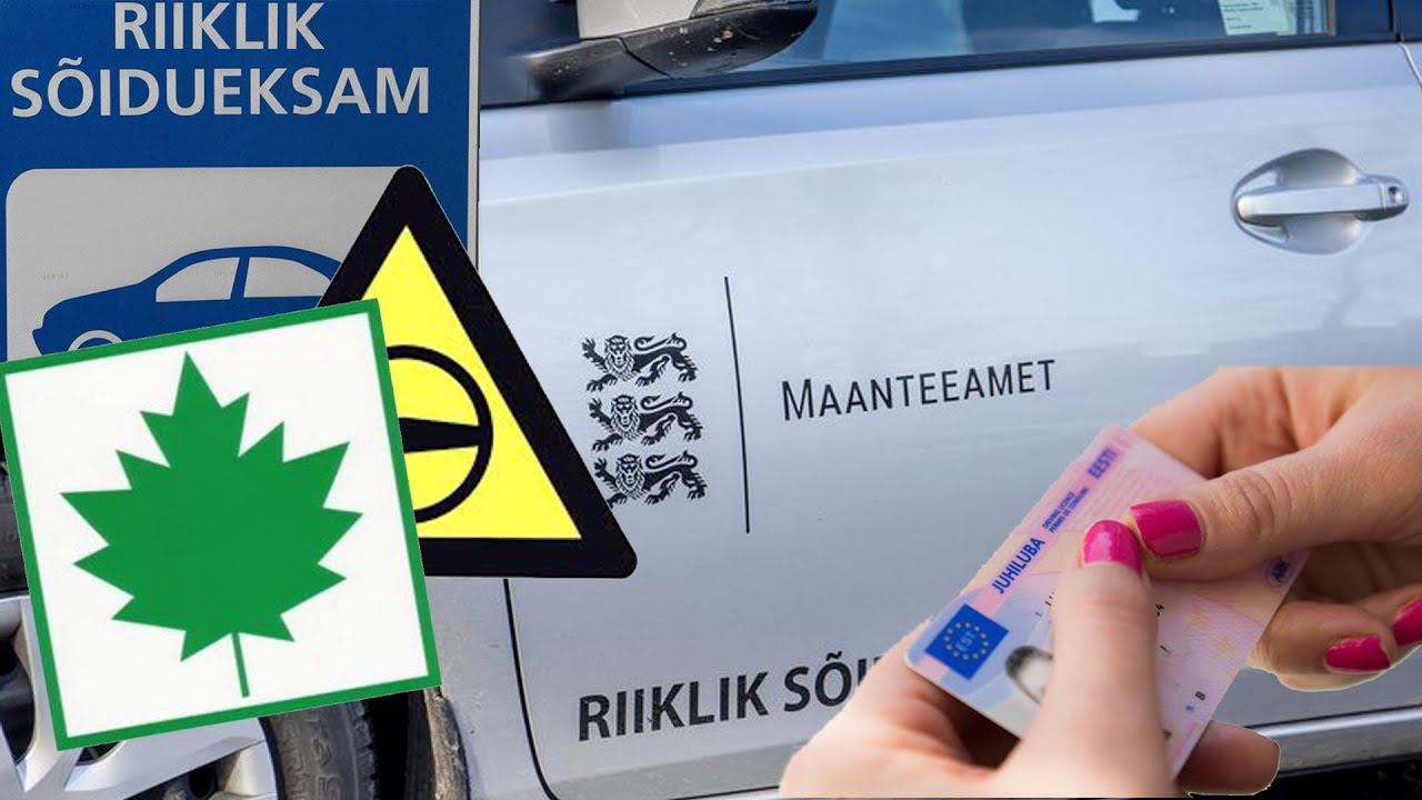 Maanteeamet riiklik sõidueksam ARK | Экзамен по вождению АРК | Practical driving test