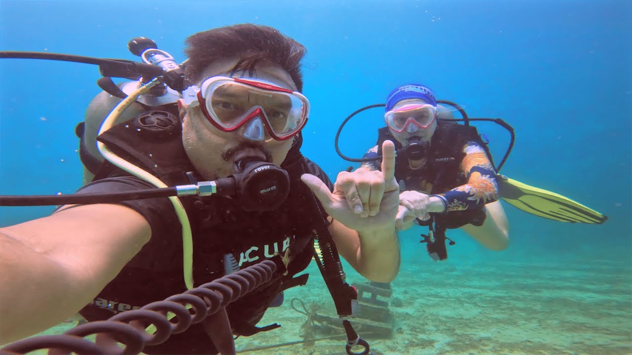 SABAH - Diving in MANTANANI with DUGONG....no lah!!...easier to see OWLs at night!! (Episode 2)