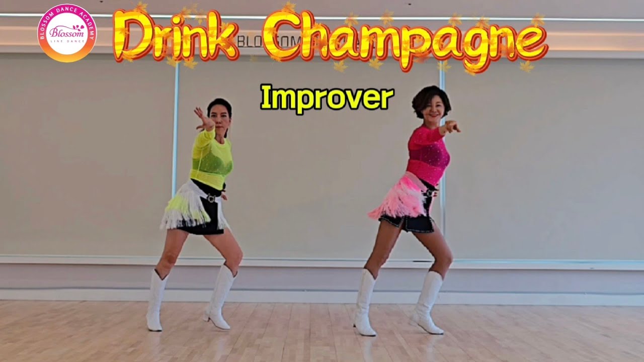 Drink Champagne Line dance/Improver/드링크 샴페인 라인댄스 