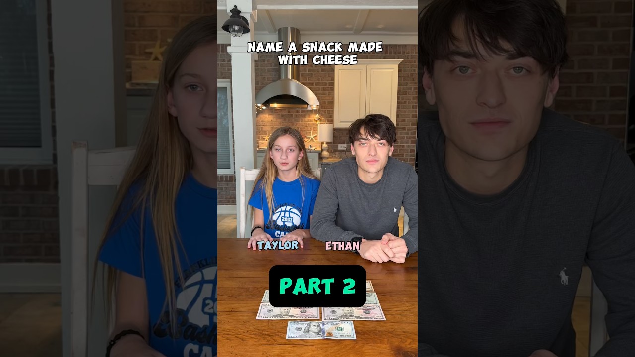 Brother vs. sister trivia challenge part 2! #familygamenight #familyfun