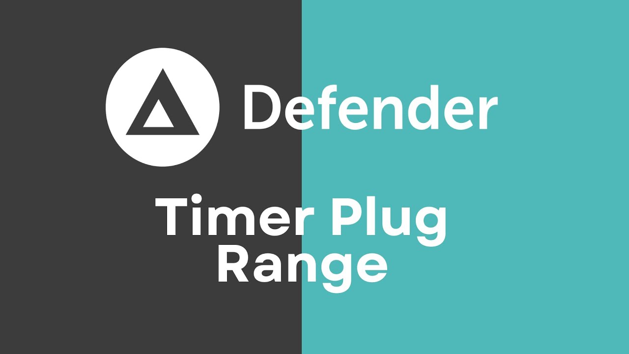 Defender Timer Plug Range - Defender Security Products