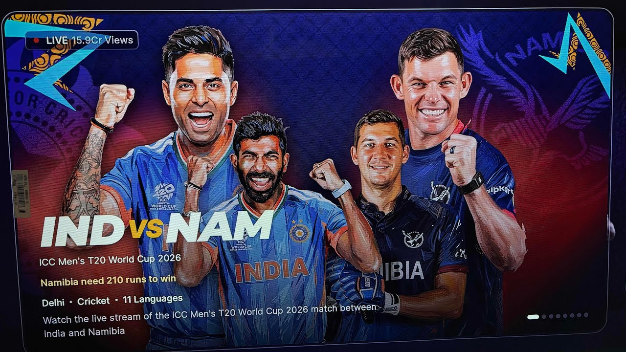 India vs Namibia match ka match dekha