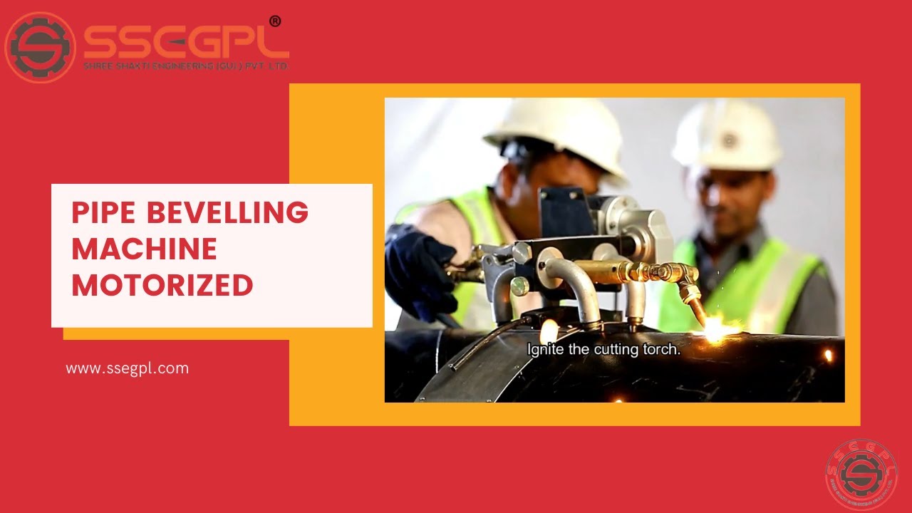 Pipe Bevelling Machine - Motorized | For cutting and beveling pipes | Pipeline, oil and gas industry
