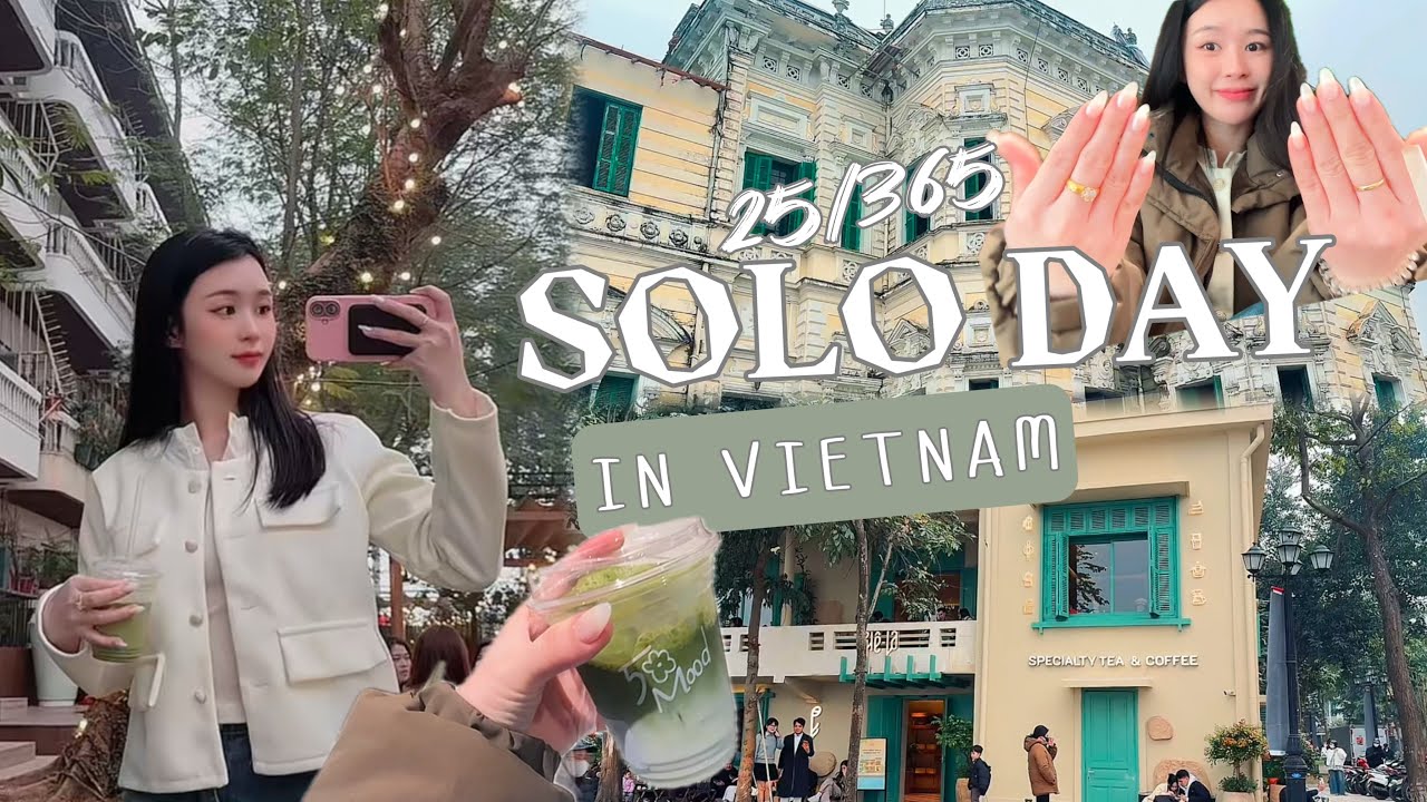SoLo IN Vietnam / ไปทำเล็บสวยสวย / หาคาเฟ่นั่งชิลล์ชิลล์ริมน้ำ Hồ Tây 🇻🇳