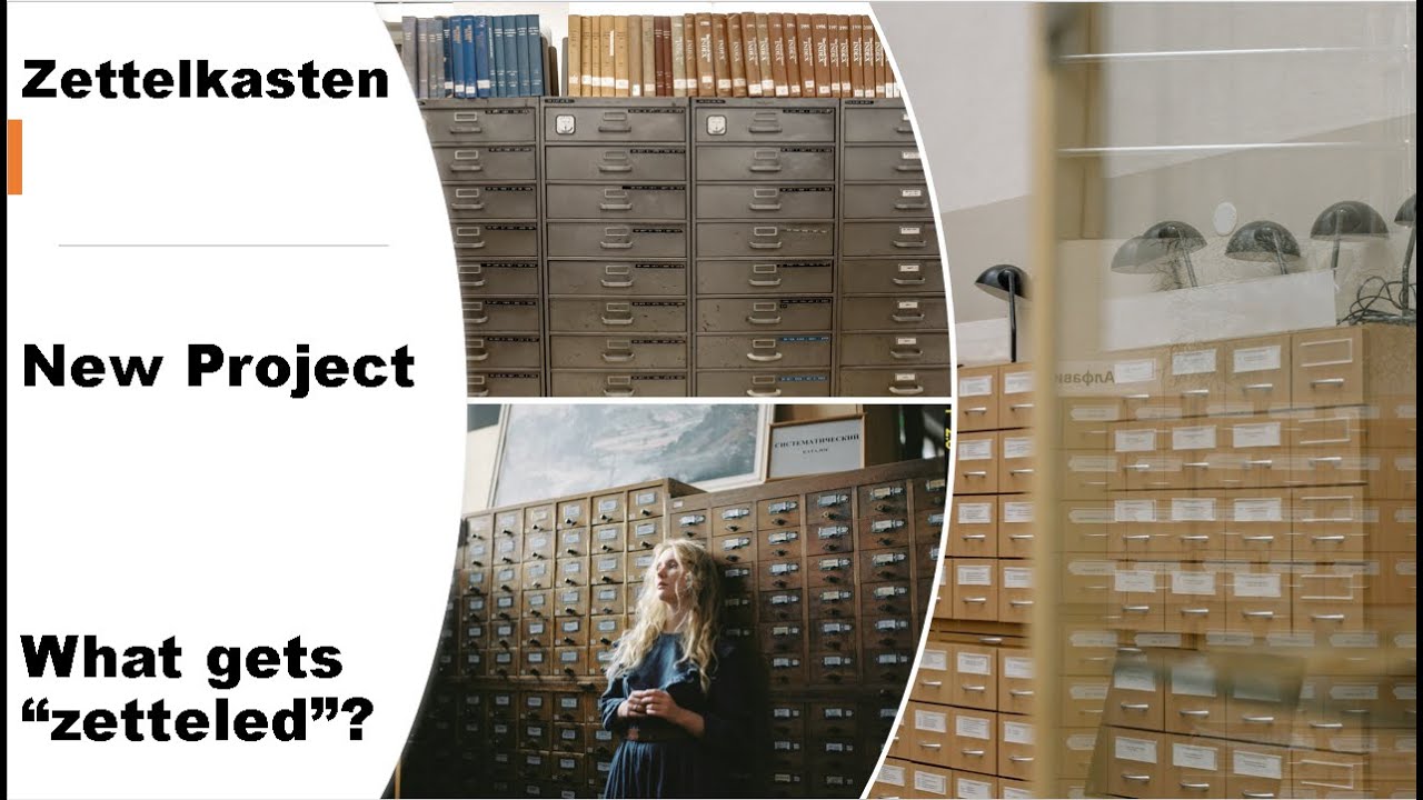 Zettelkasten - New Project - What gets 