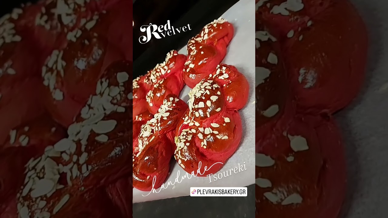Red ♥️ Velvet Tsoureki ✨️ our production