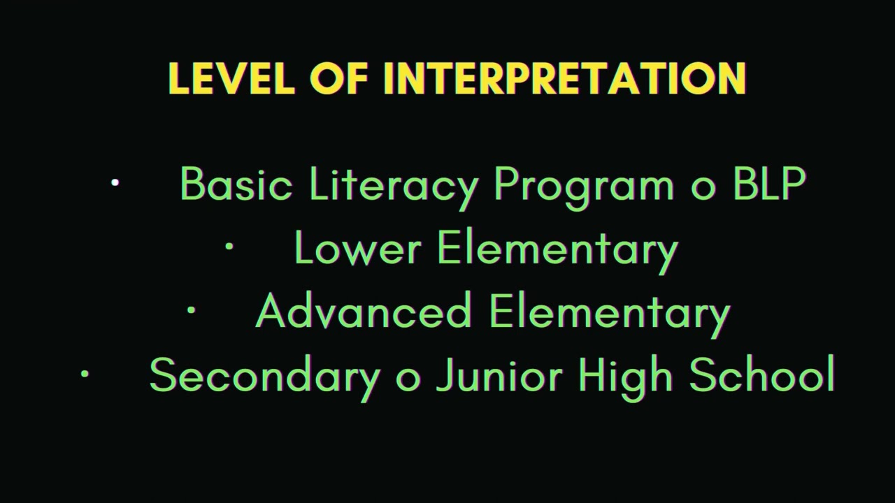 ALS PORTFOLIO -  FUNCTIONAL LITERACY TEST(FLT)
