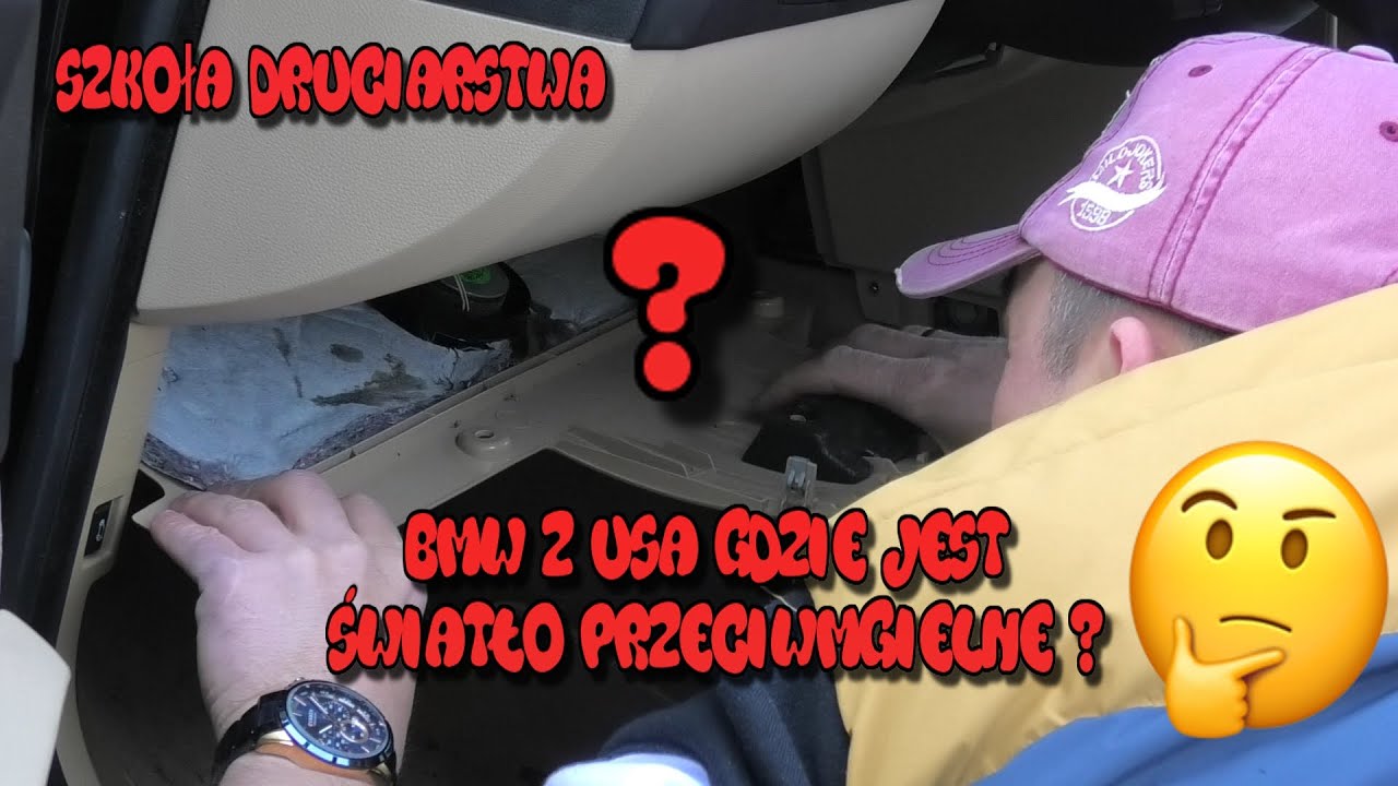 Szkoła Druciarstwa BMW z USA Gdzie są Światła Przeciwmgielne Cyk Fuch i Po Robocie ? Wazzup :)