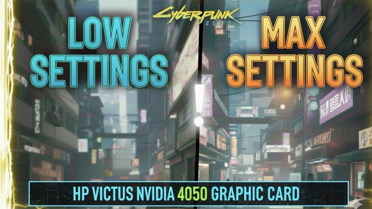 ​I Didn't Expect This... Cyberpunk 2077 on RTX 4050 (Low vs Max Settings)