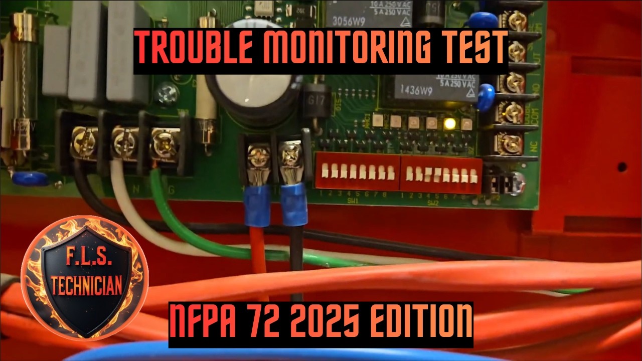 Edwards BPS10A | How to test Booster Panel Trouble Monitoring