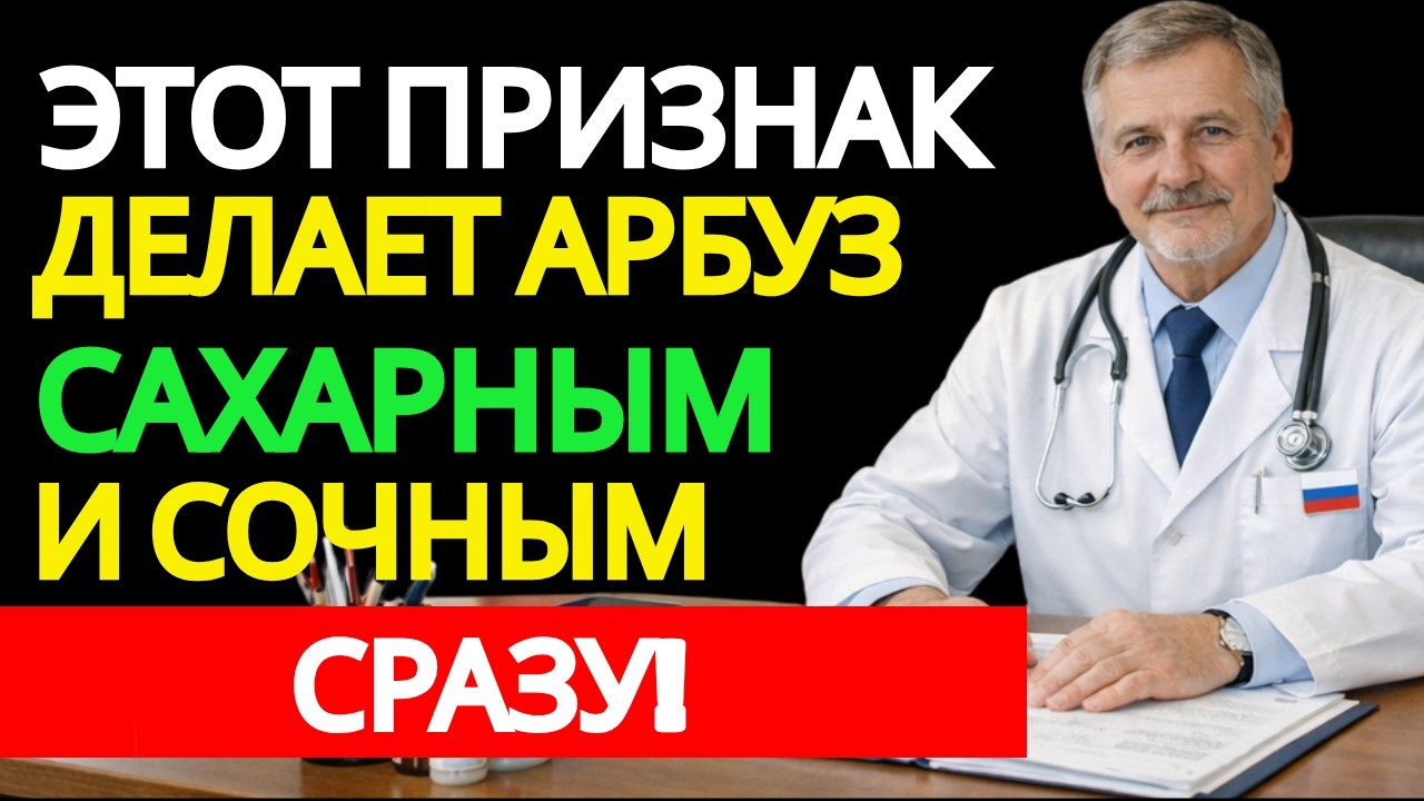 Как Выбрать Самый СОЧНЫЙ и СВЕЖИЙ Арбуз? Вот на что смотреть!