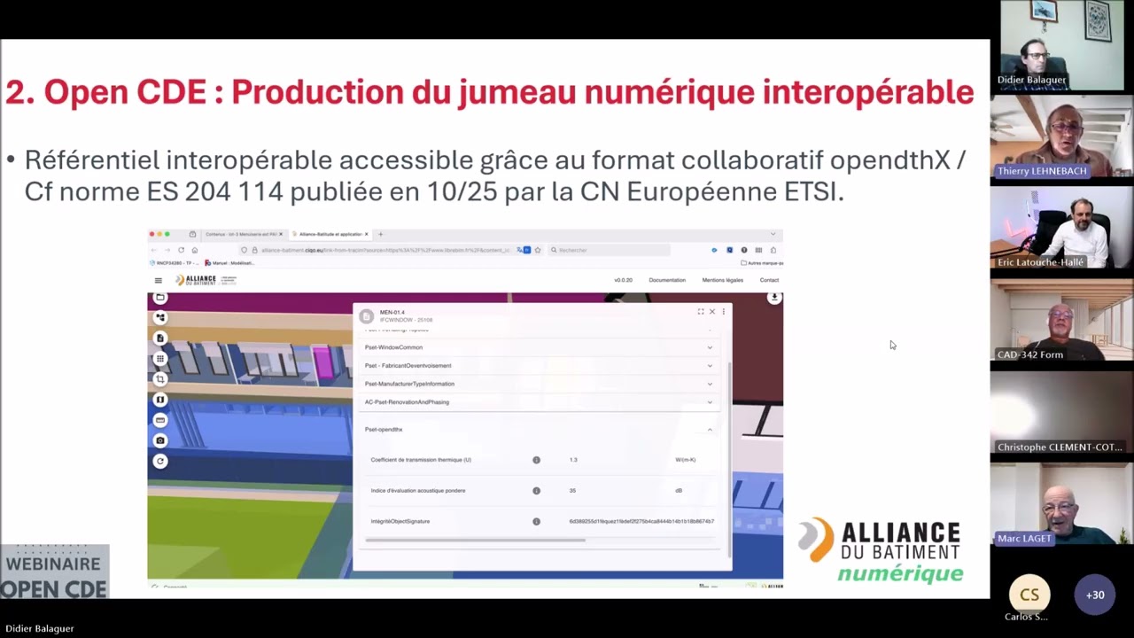 Webinaire Open CDE 3 : Le SCAN 3D pour produire le jumeau numérique de l'existant