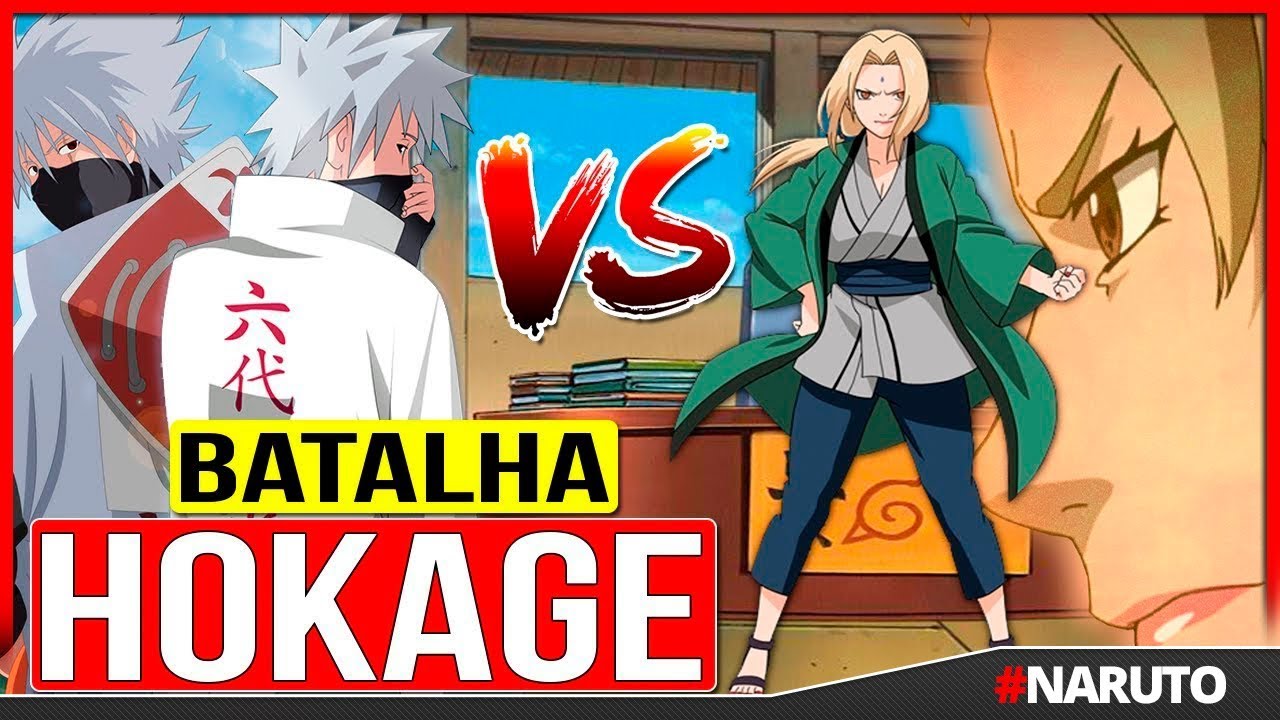 KAKASHI vs TSUNADE - BATALHA HOKAGE Anime NARUTO | Canal TOP 10 🙌