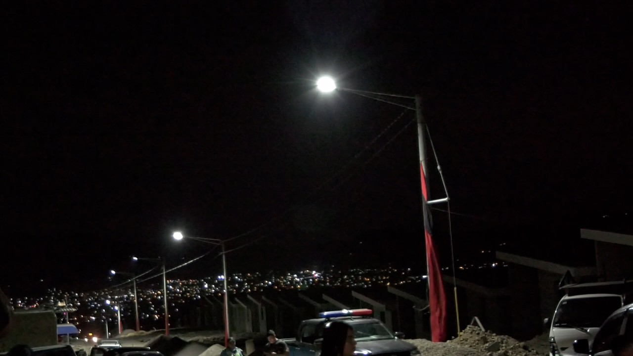 Urbanización Bismark Martínez en Estelí más iluminada con 31 nuevas luminarias