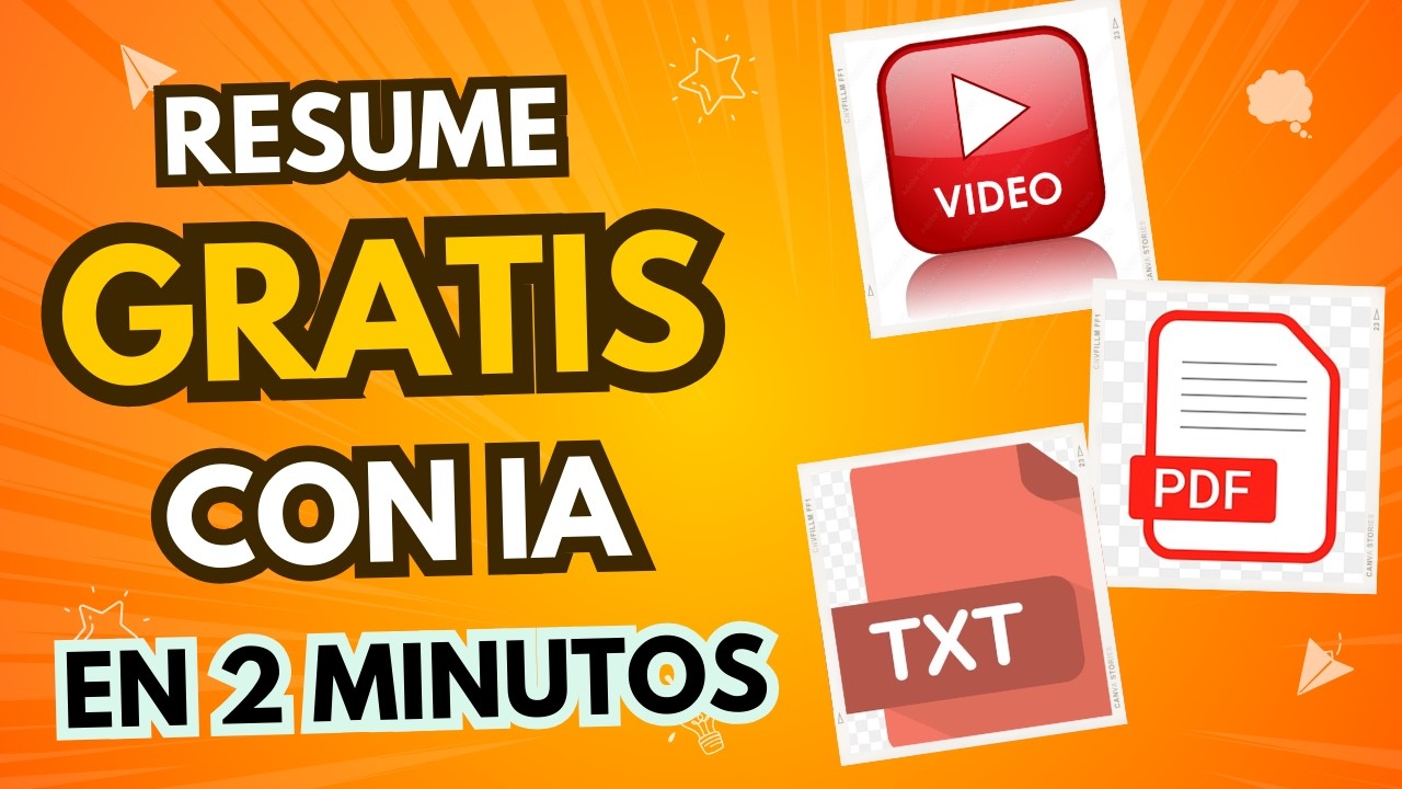 🤖 Cómo Hacer RESÚMENES con IA GRATIS: Transforma Textos, Audios, Videos e Imágenes 📚
