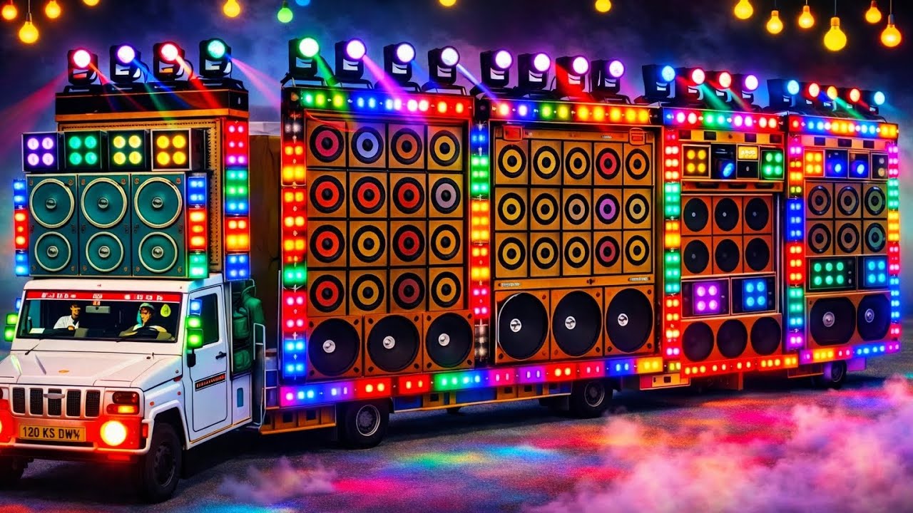 Mini Tractor Dj Setup Loading at-home by cardboard making dj box light | mini dj setup dj wala dj dj