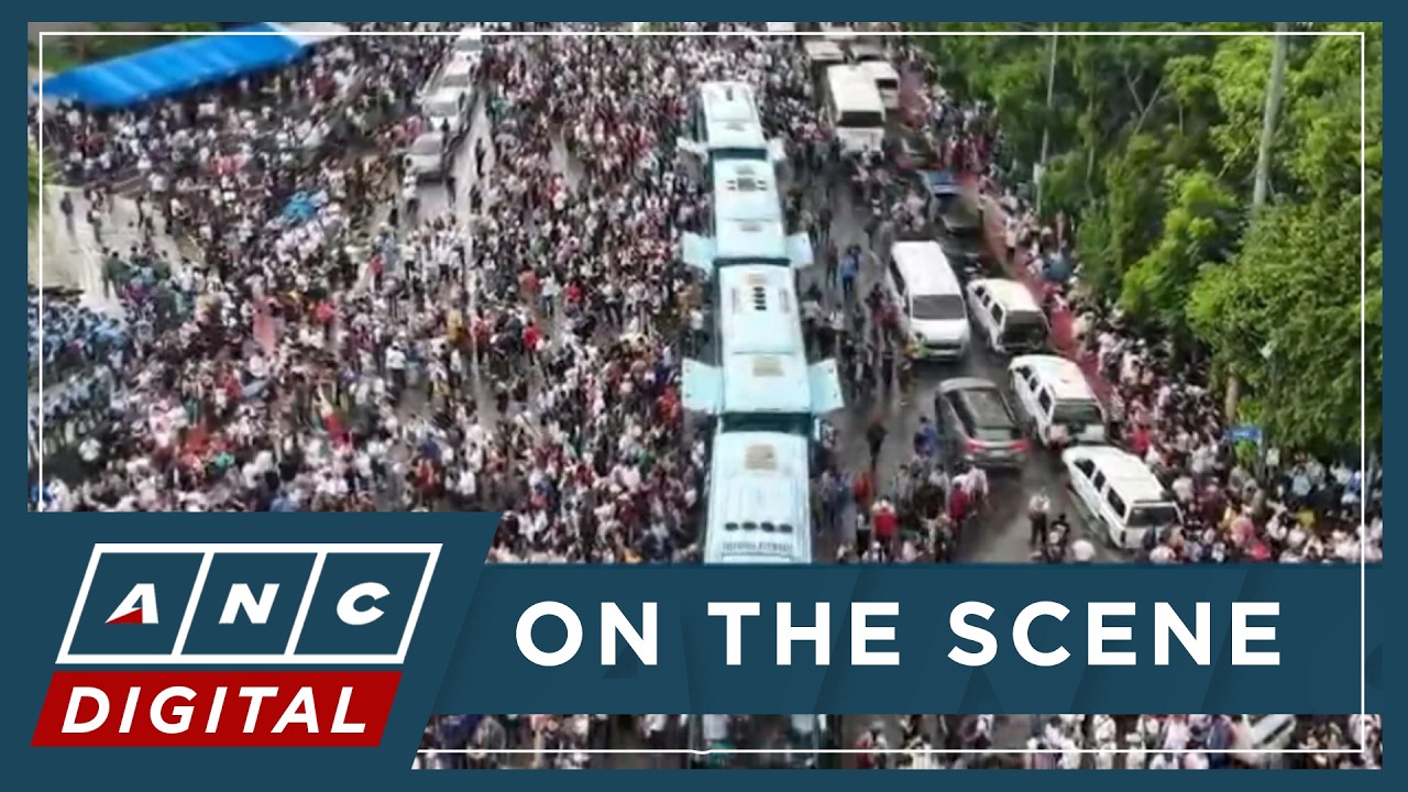 QCPD: Rally crowd at People Power Monument reaches 10,000 as of 11 a.m. | ANC