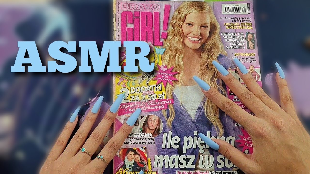 ASMR🌙 PRZEGLĄD GAZETKI bliski szept 