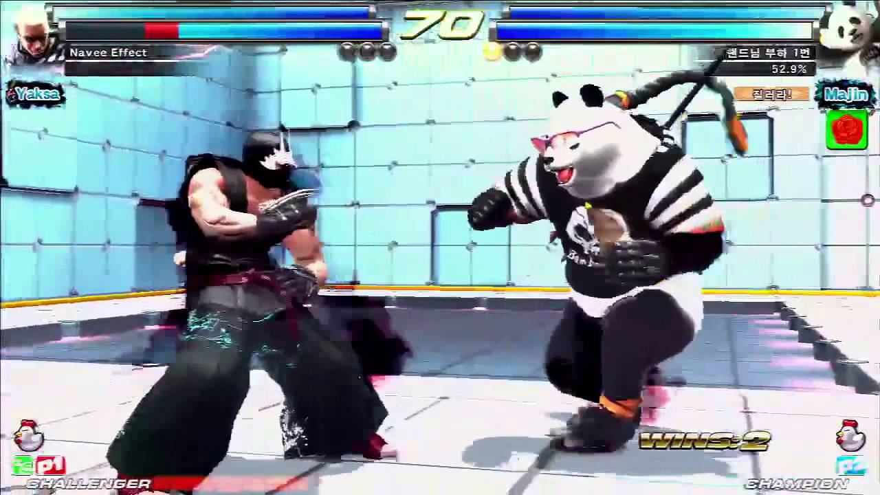 Tekken Tag 2 Unlimited Navee (Raven/Feng) vs Woorusa (Panda/Kuma)