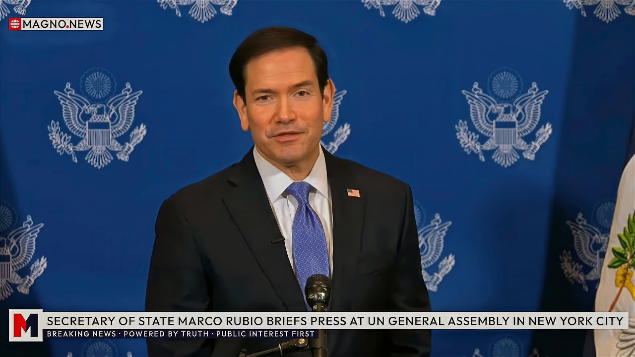 🇺🇸 Marco Rubio Updates on Iran Deal, Cuba Plan, Russia-Ukraine, Venezuela at UNGA in New York City