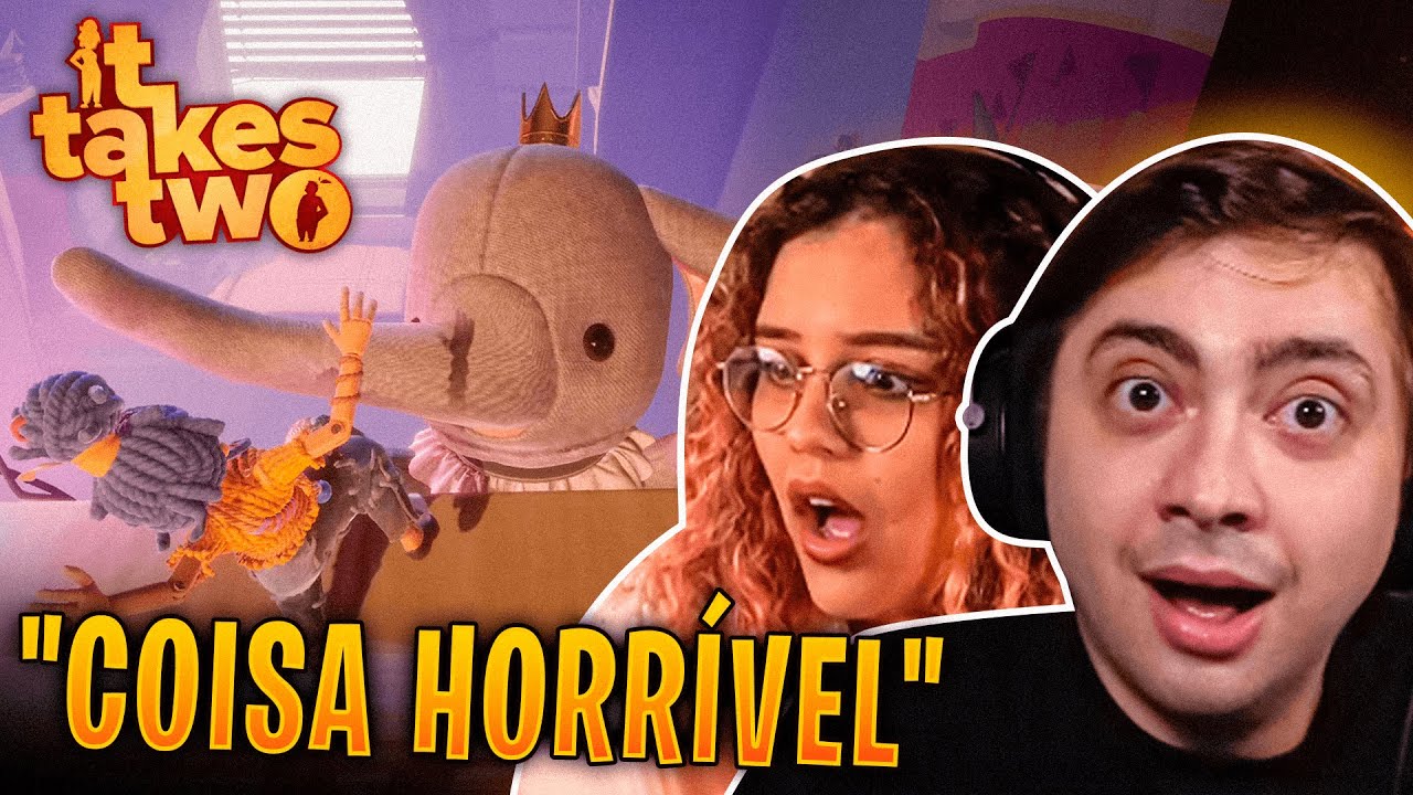 YOUTUBERS REAGINDO A CENA MAIS BIZARRA DE IT TAKES TWO