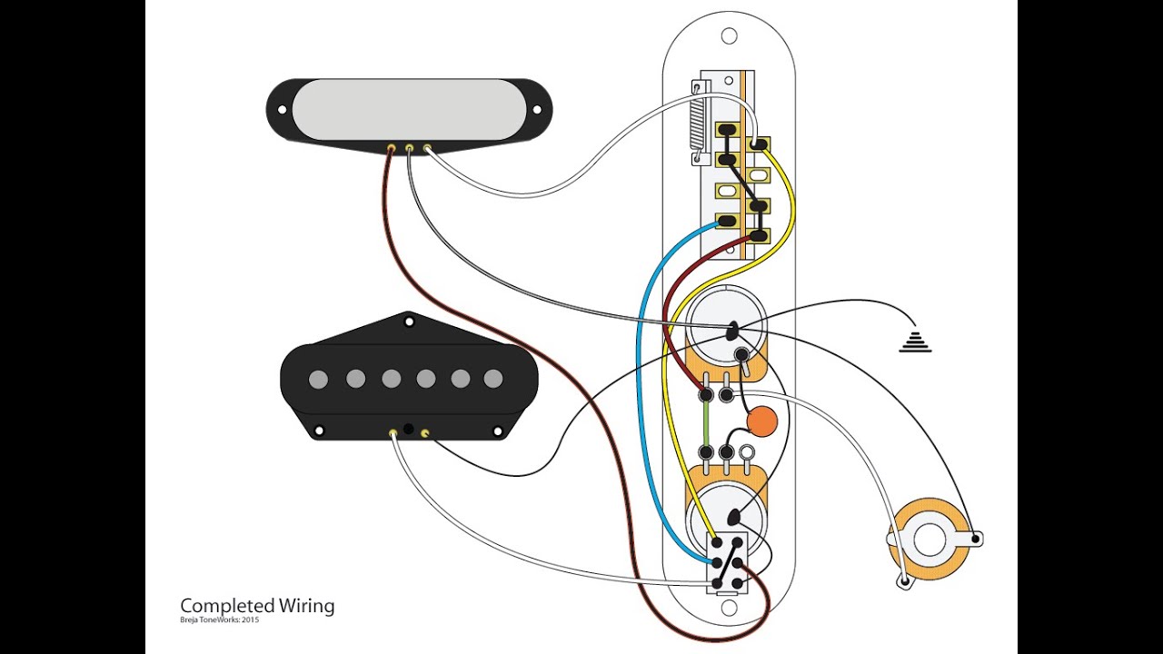 4 Way Tele Mod using a Push/Pull switch
