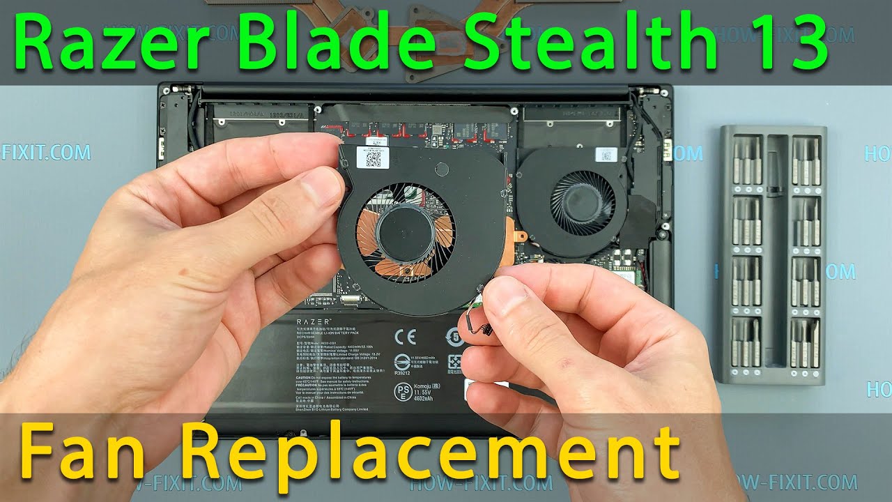 Razer Blade Stealth 13 Fan Replacement | Step-by-step DIY Tutorial