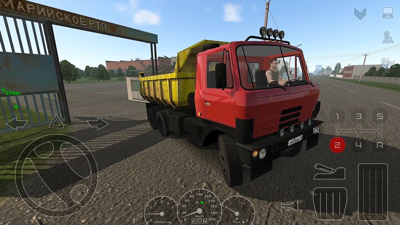 Motor Depot | Hydraulic Dump Truck Transporting River Sand