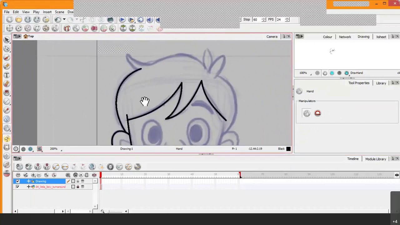 Part: 1 Digitize Character Drawing Using Contour Editor